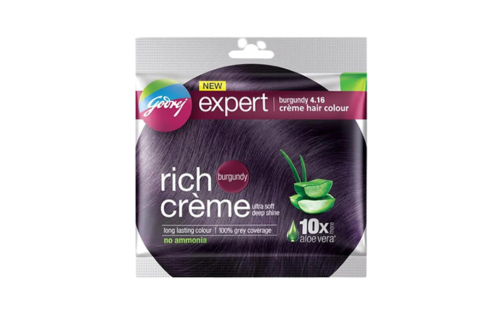 Godrej Expert Rich Creme Hair Colour 10 * More Aloe Vera 20ml, Burgandy , 2  ₹ OFF | Buy4earn